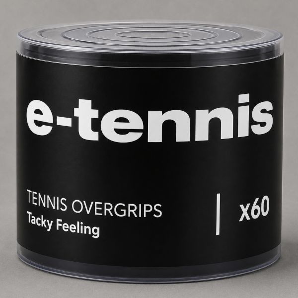 E-Tennis Perforated Overgrips x 60 ET-b60-1