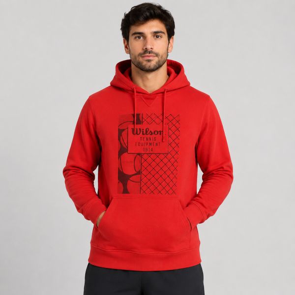 Wilson Equip Eco Men's Tennis Pullover Hoodie WRA806102