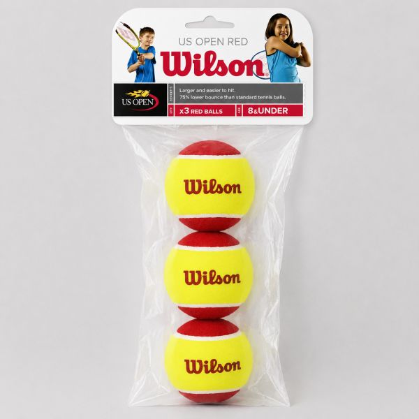Wilson Starter Red Junior Tennis Balls x 3 WRT137001