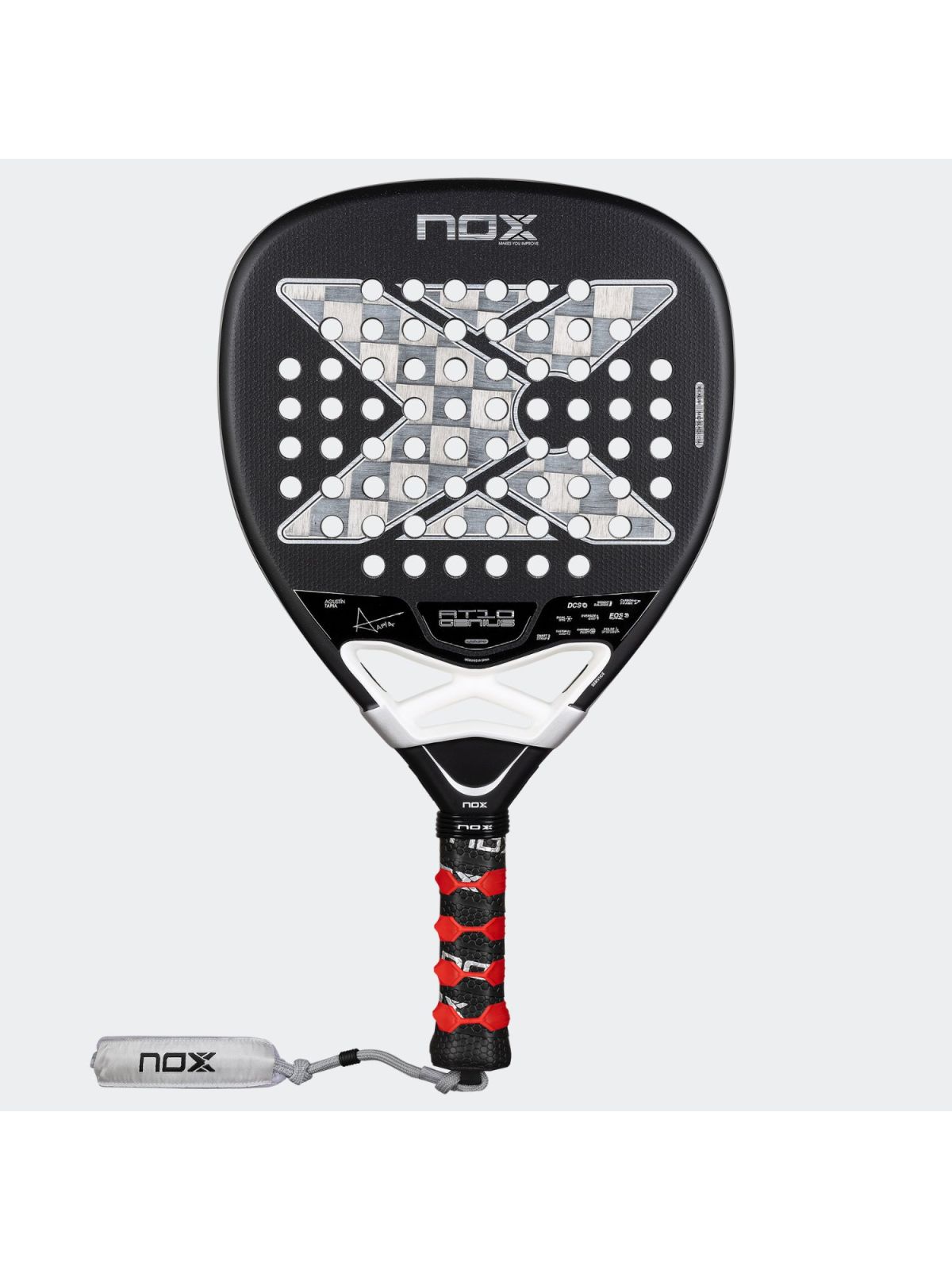 Racheta de Padel NOX AT10 Genius Attack 18K Alum PAT10GENIUSAT1826