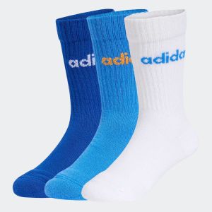 adidas Linear Kids Crew Socks x 3